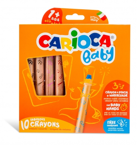CERA CARIOCA BABY 3 EN 1 C/10U