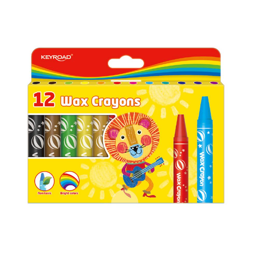 CERAS KEYROAD WAX-CRAYON 12COL