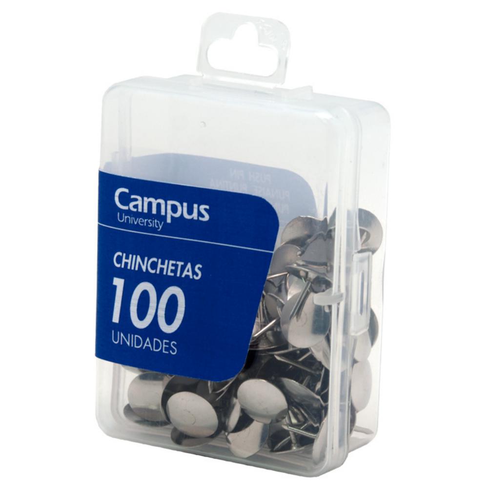 CHINCHETA CROMADA C/100 MAKRO