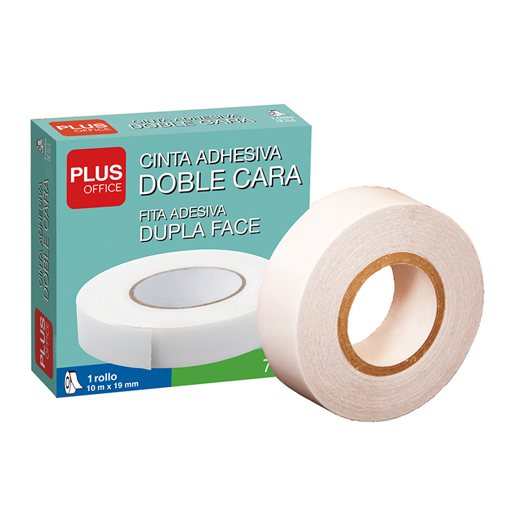 CINTA ADHESIVA DOBLE CARA PLUS