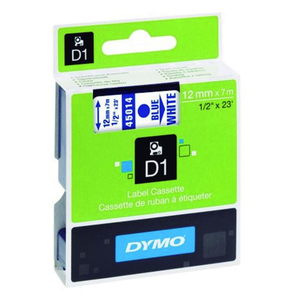 CINTA DYMO 12x7 AZ/BL.