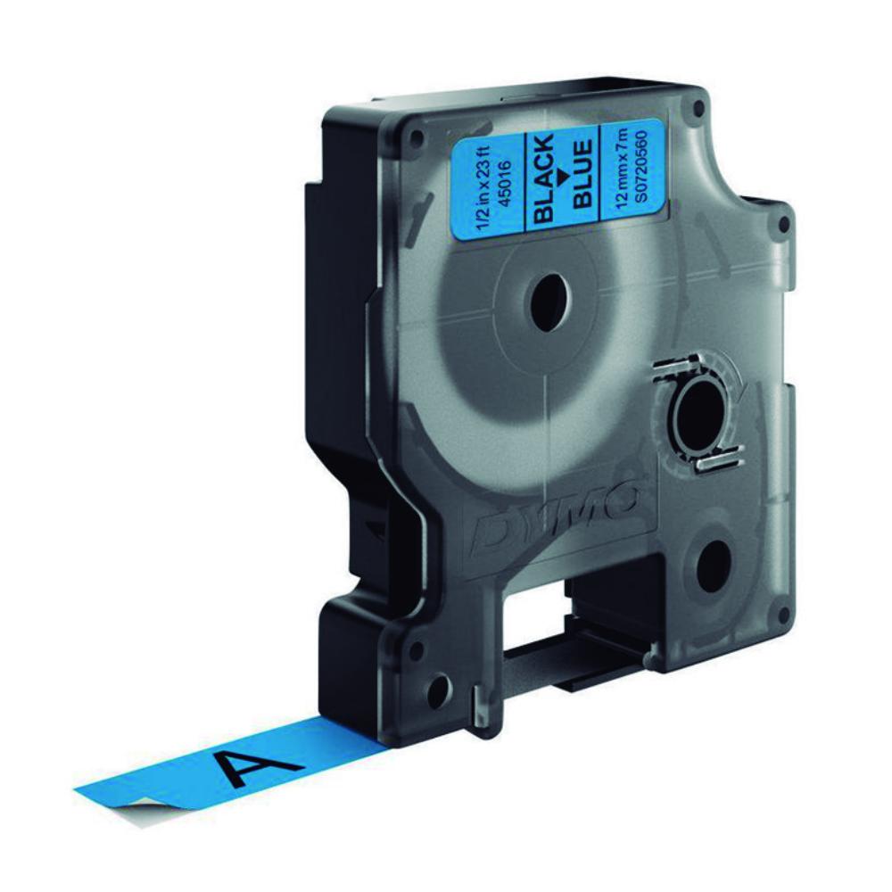 CINTA DYMO 12x7 NEG/AZ.