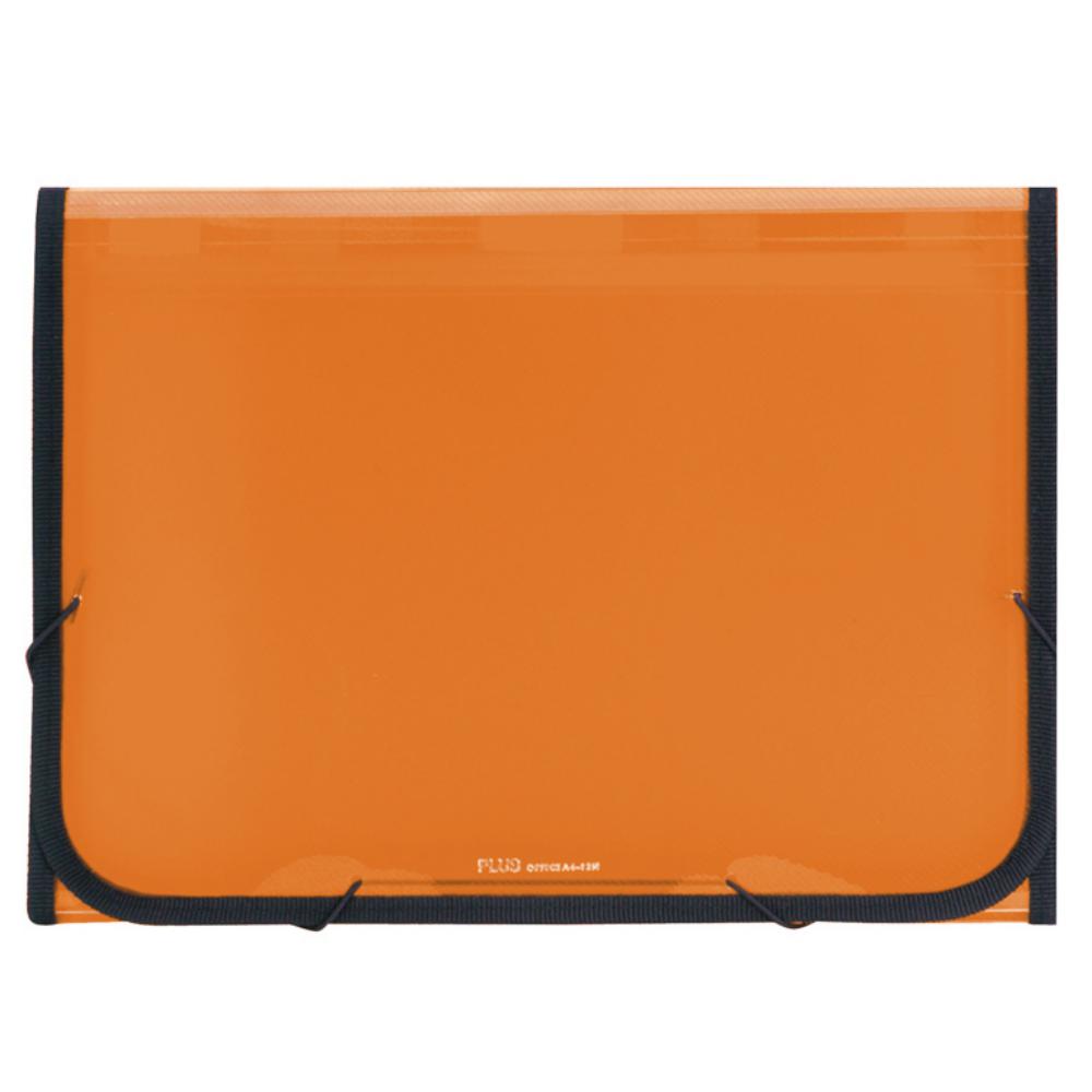 CLASIFICADOR PP.12DEP.GOMA.TRANS.NARANJA