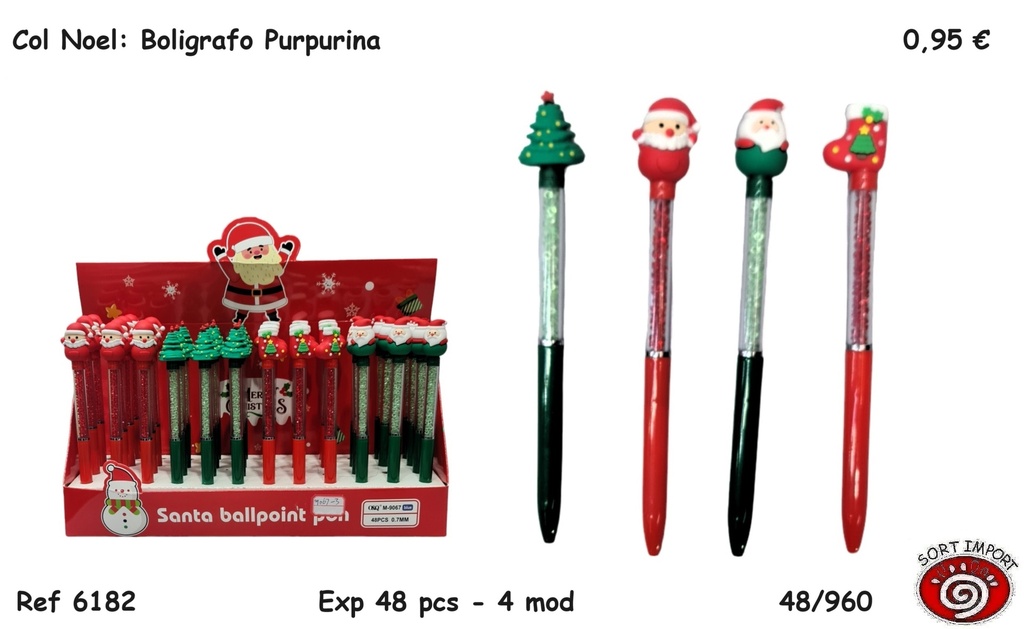 COL.NOEL BOLIGRAFO PURPUR.6182