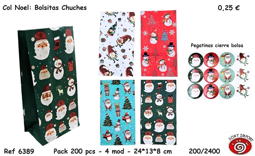 COL NOEL BOLSITAS CHUCHES 6389