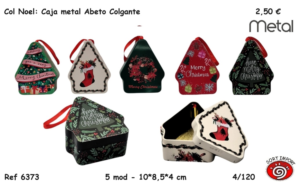 COL NOEL CAJITA ABETO COL.6373