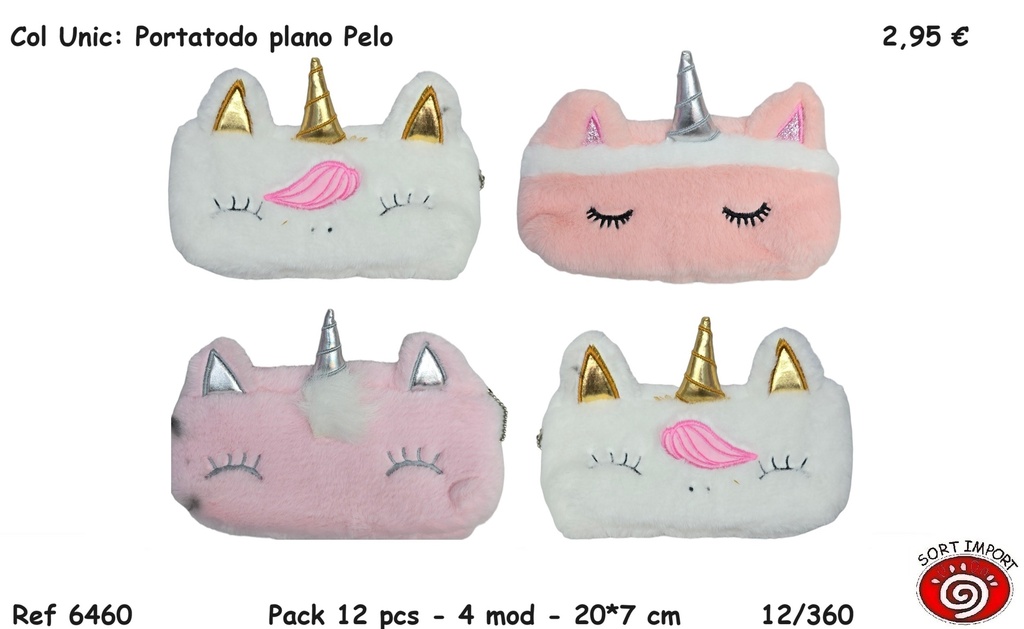 PORTATODO UNICORNIO PELO CARAS 6460