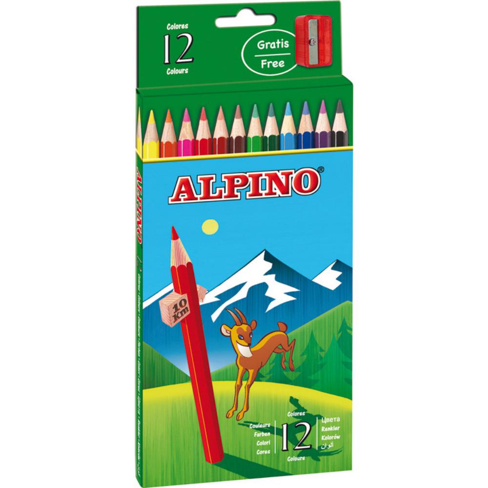 LAPICES DE COLORES ALPINO 12 COLORES