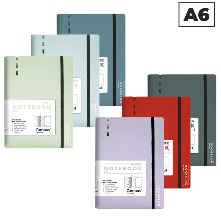 CUADERNO A6 T.PP 40H 80G PUNTO