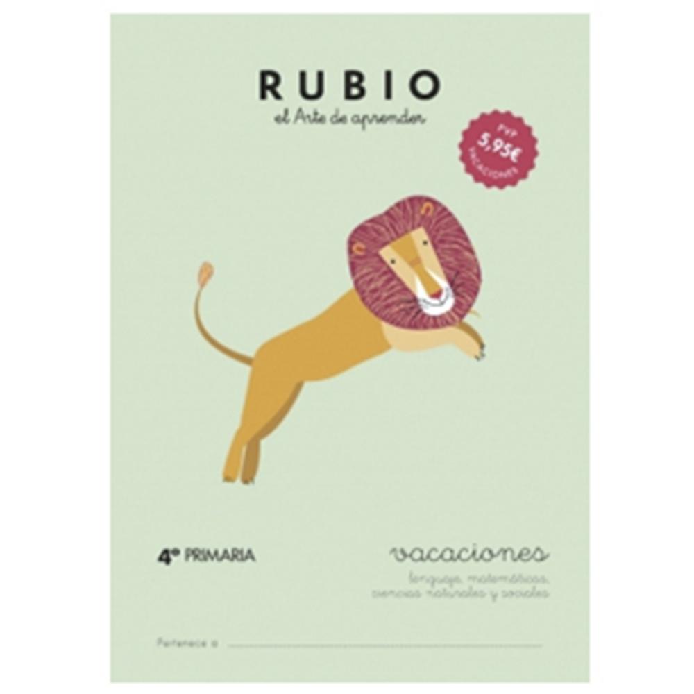 CUADERNO RUBIO VACACIONES 4ºPR
