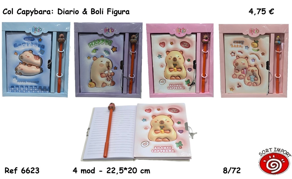 DIARIO&BOLIGRAFO FIGURA 6623