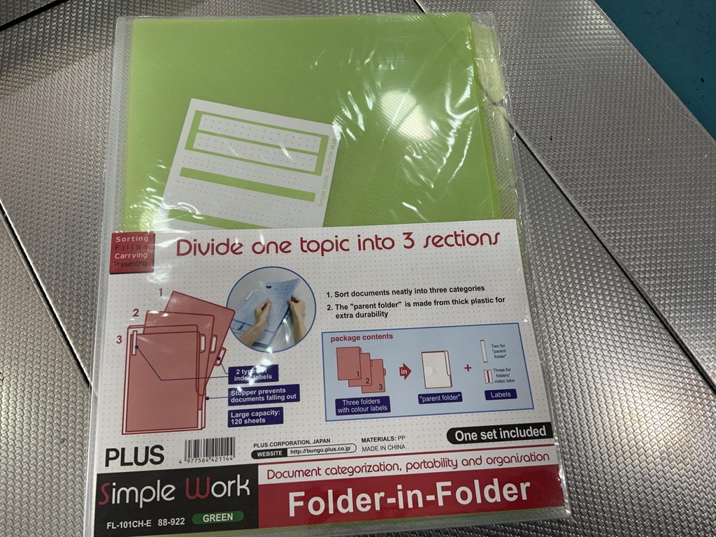 DOSSIER 101 3 EN 1 PLUS VERDE