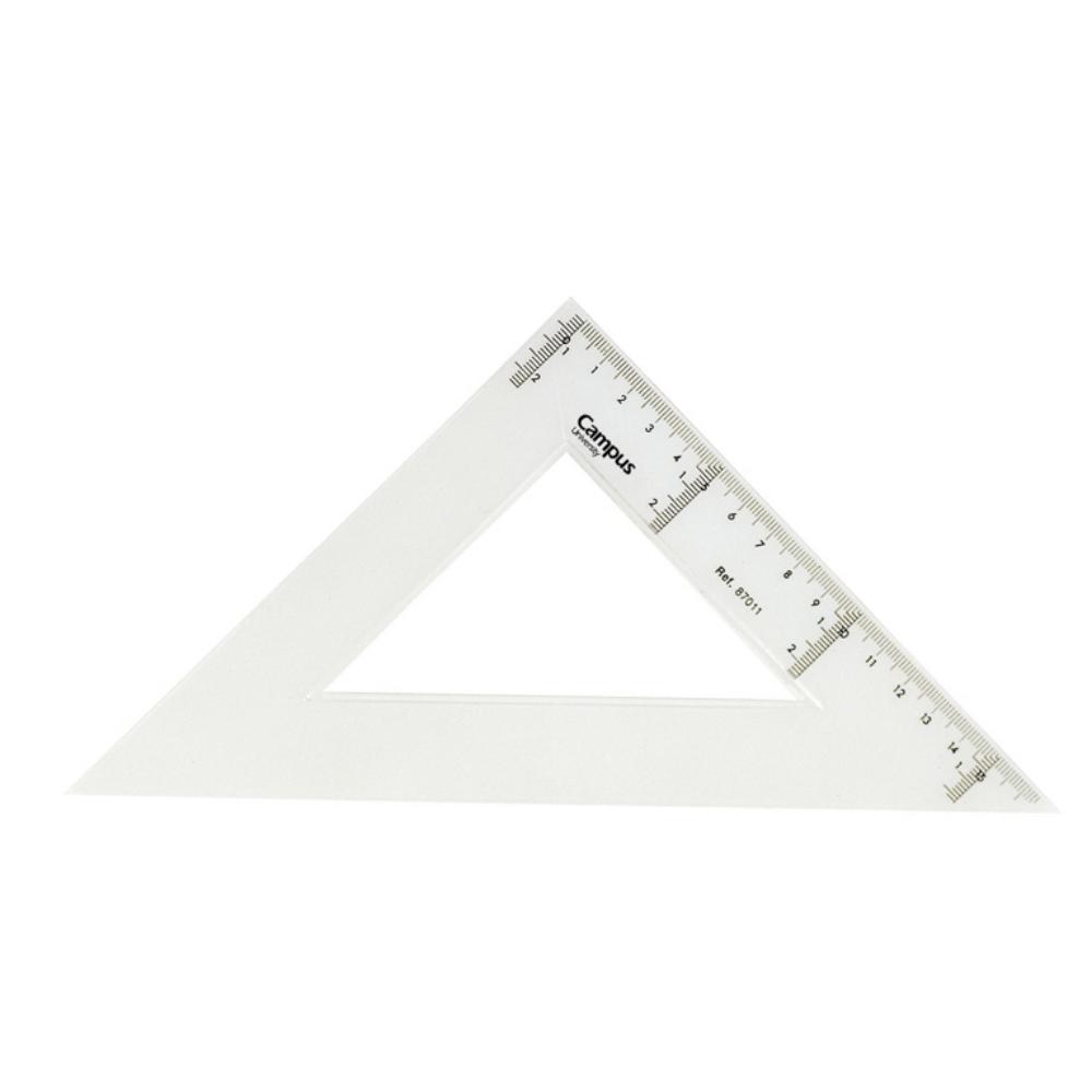 ESCUADRA PLASTICO 25cm MAKRO