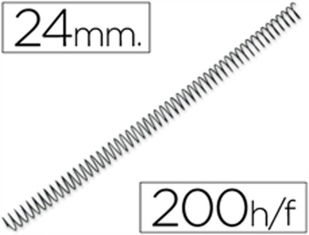 ESPIRAL METALICO P56/4:1 24 MM
