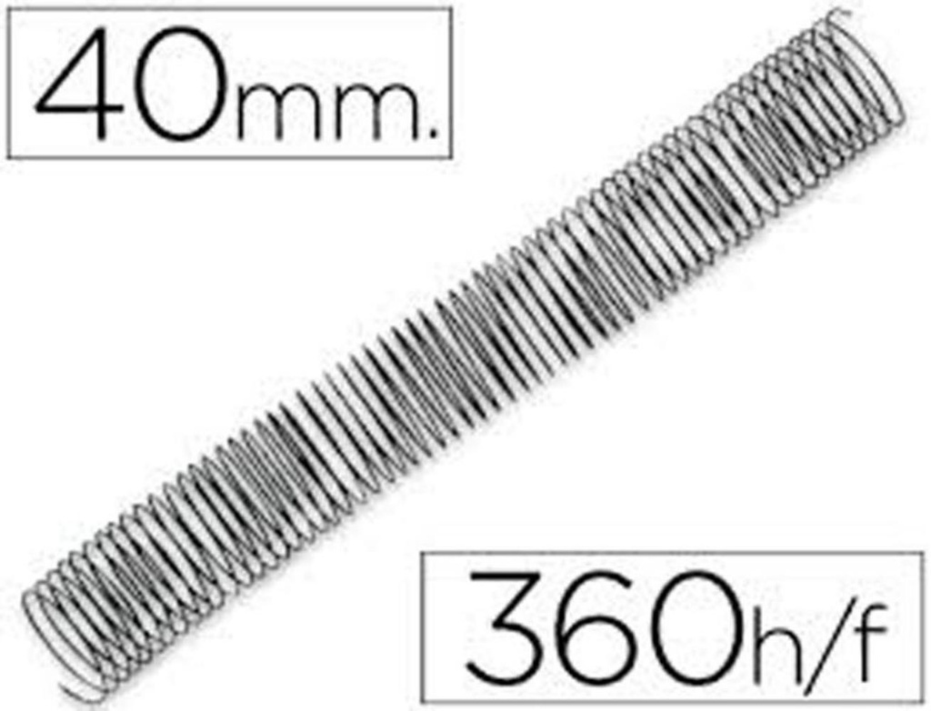 ESPIRAL METALICO P56/4:1 40 MM