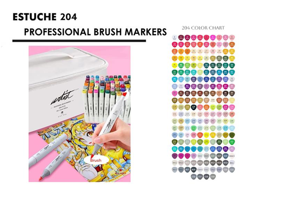 EST.204 ROTULADO.BRUSH AB-1288