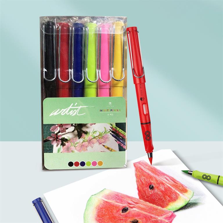 ESTUCHE 6 LAPICES INFI.AB-0280