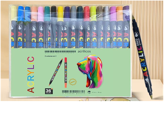 ESTUCHE ACRI.PINCEL AB-0661