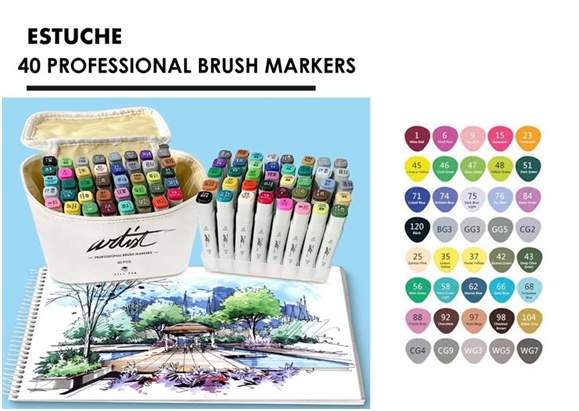ESTUCHE ARTIS BLANC.40 AB-1240