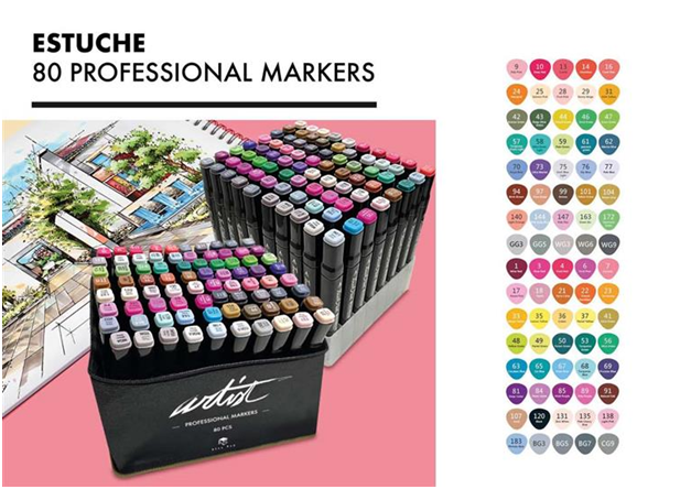 ESTUCHE ARTIS NEGRO 80 AB-0780