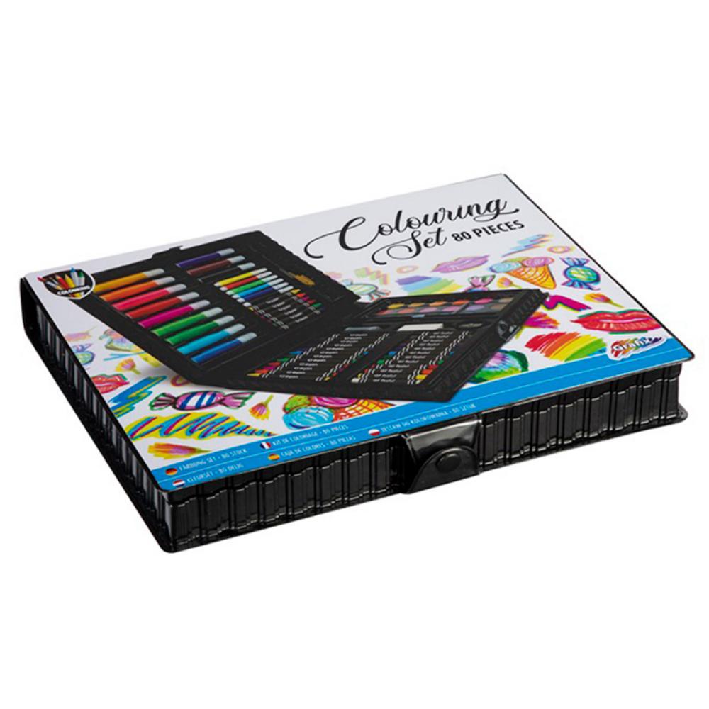 ESTUCHE DIBUJO GRAFIX 80PZAS