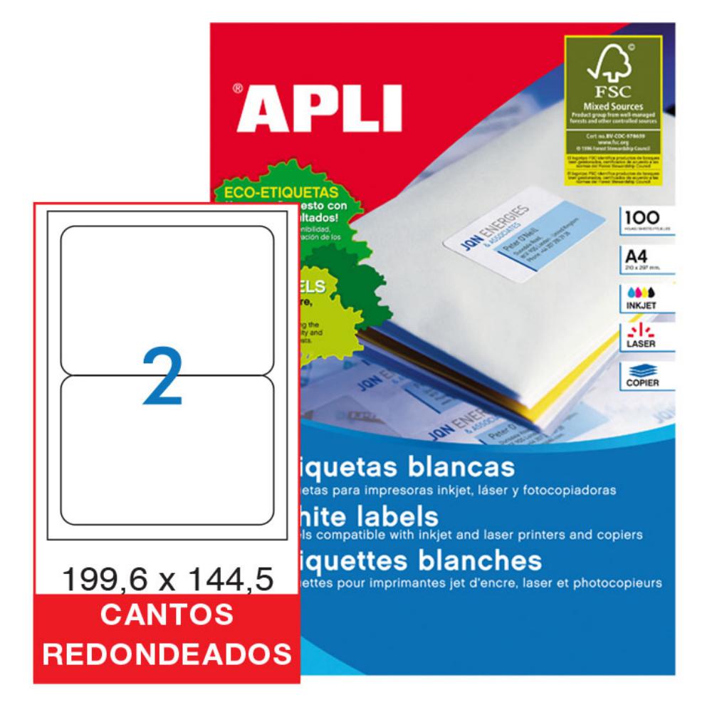 ETIQUETAS APLI 199,6X144 100H