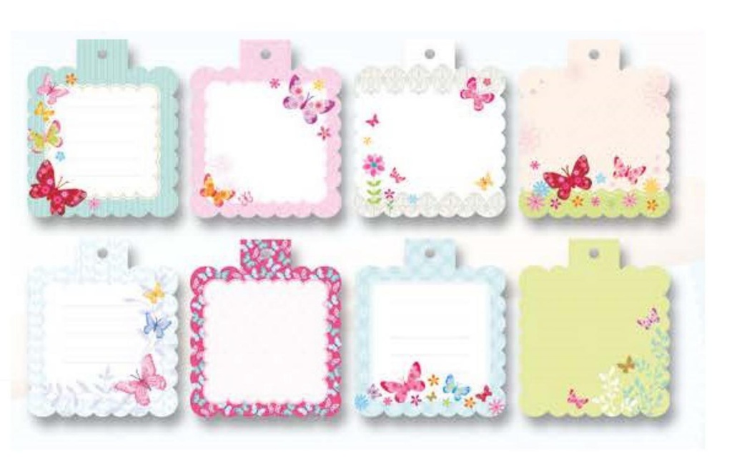 ETIQUETAS REGALO FOLIA MARIPO.