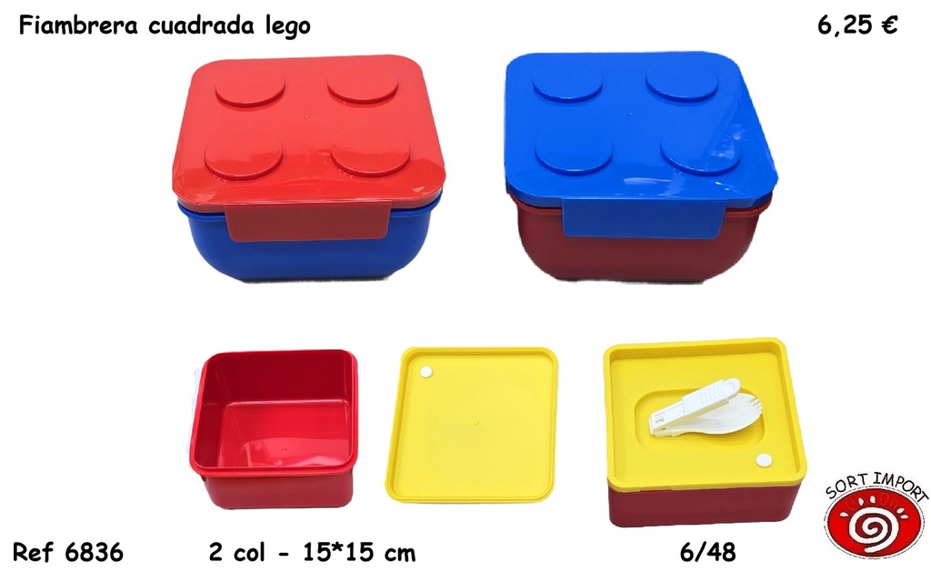 FIAMBRERA CUADRA BLOQUES 6836