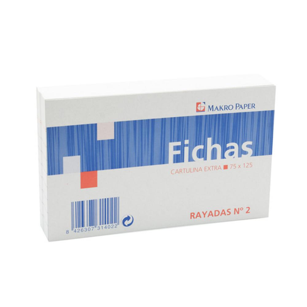 FICHAS RAYADAS Nº2 7,5x12,5