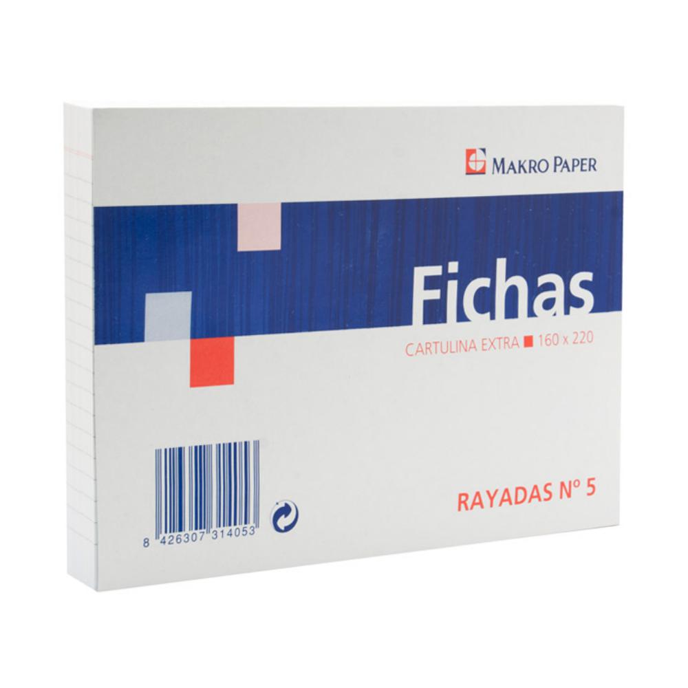 FICHAS RAYADAS Nº5 16x21