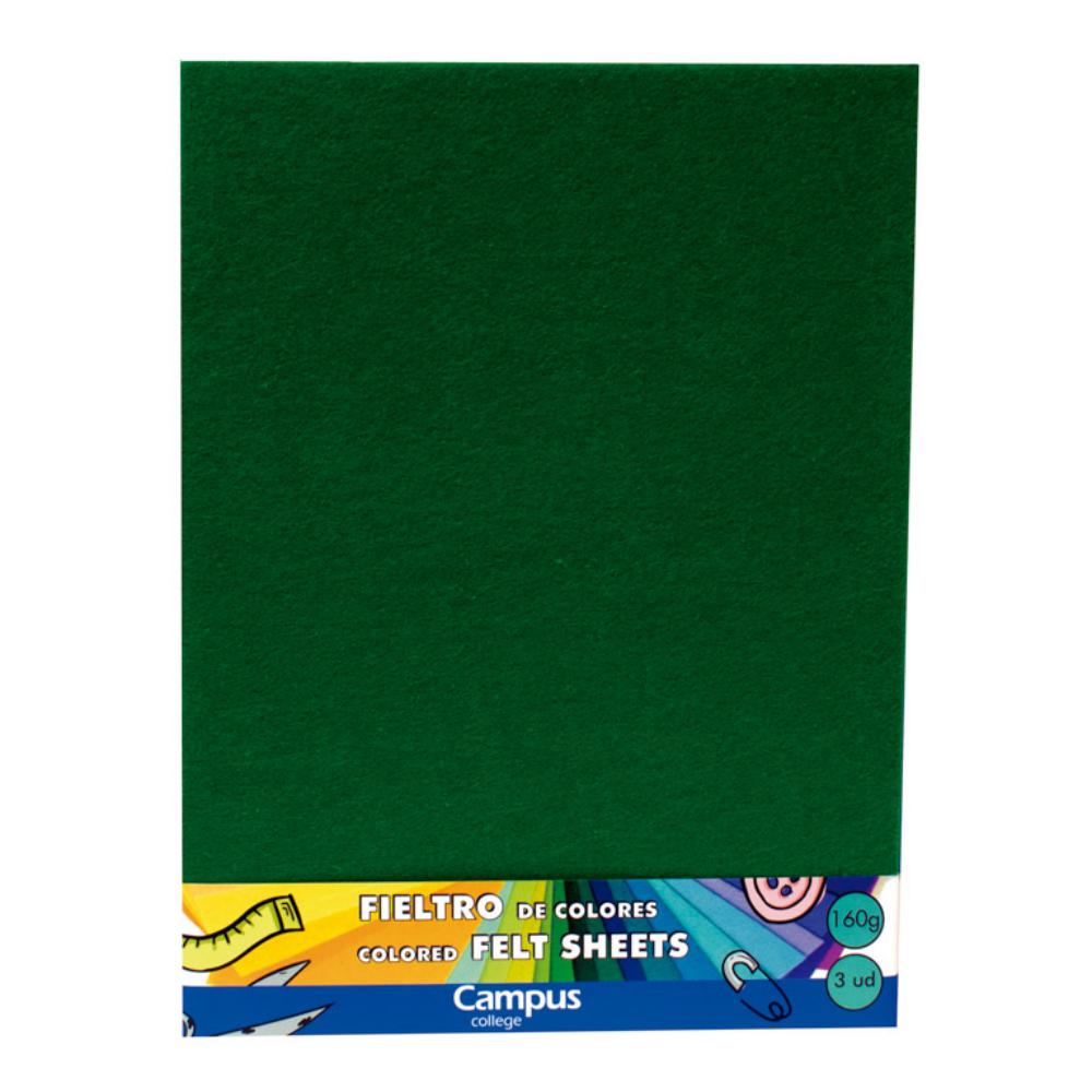 FIELTRO 23X30 MAKRO VERDE B/3U