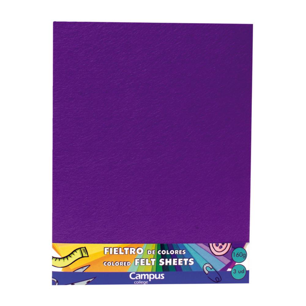 FIELTRO 23X30 MAKRO VIOLE.B/3