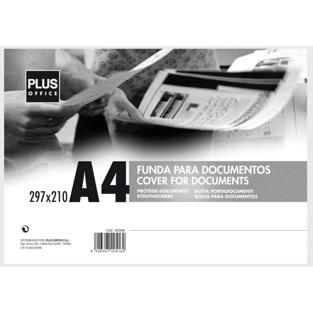 FUNDA DOCUMENTOS A-4 RIGIDA
