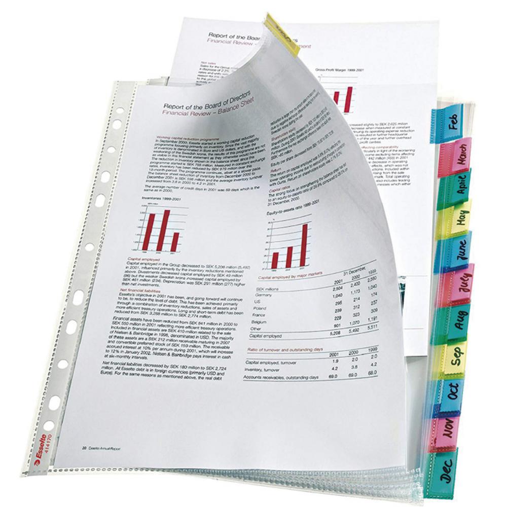 FUNDA MULT.LEI.A4 PEST.12P/10U