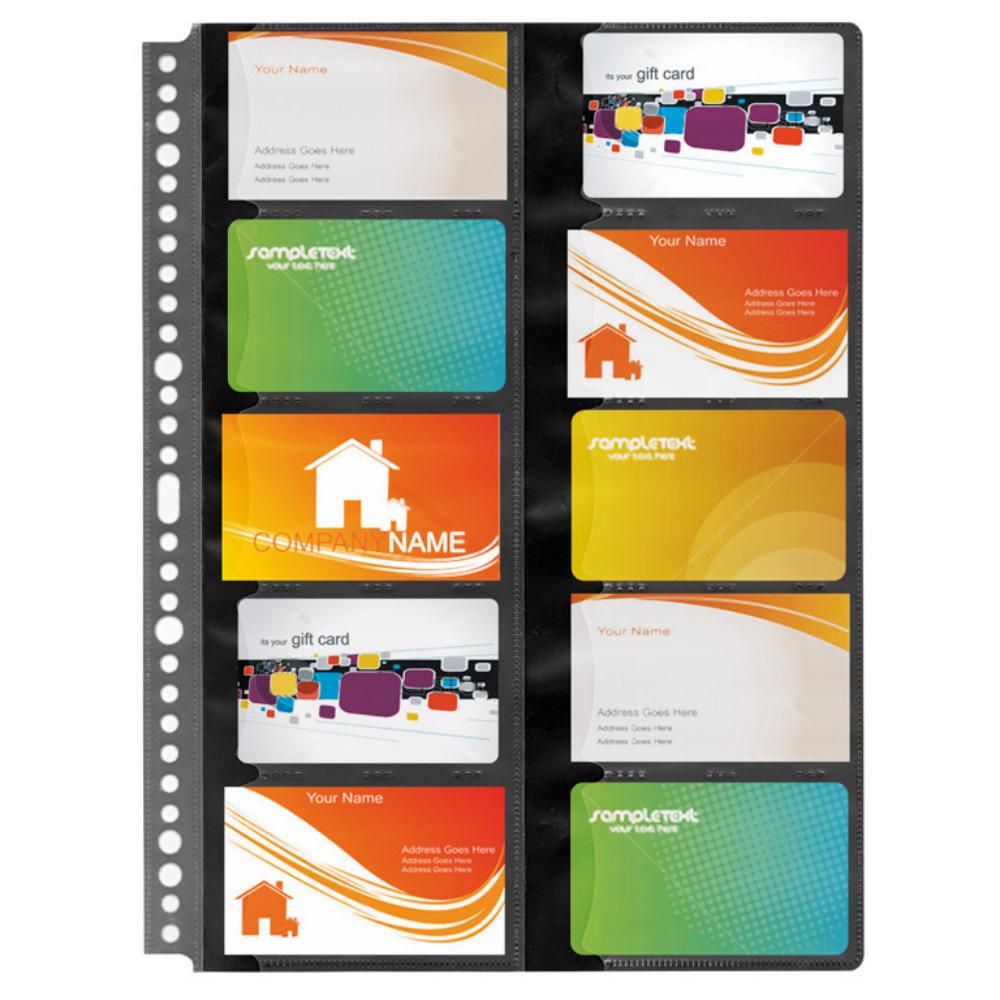 FUNDAS TARJET.P.P. A4 20T P/10