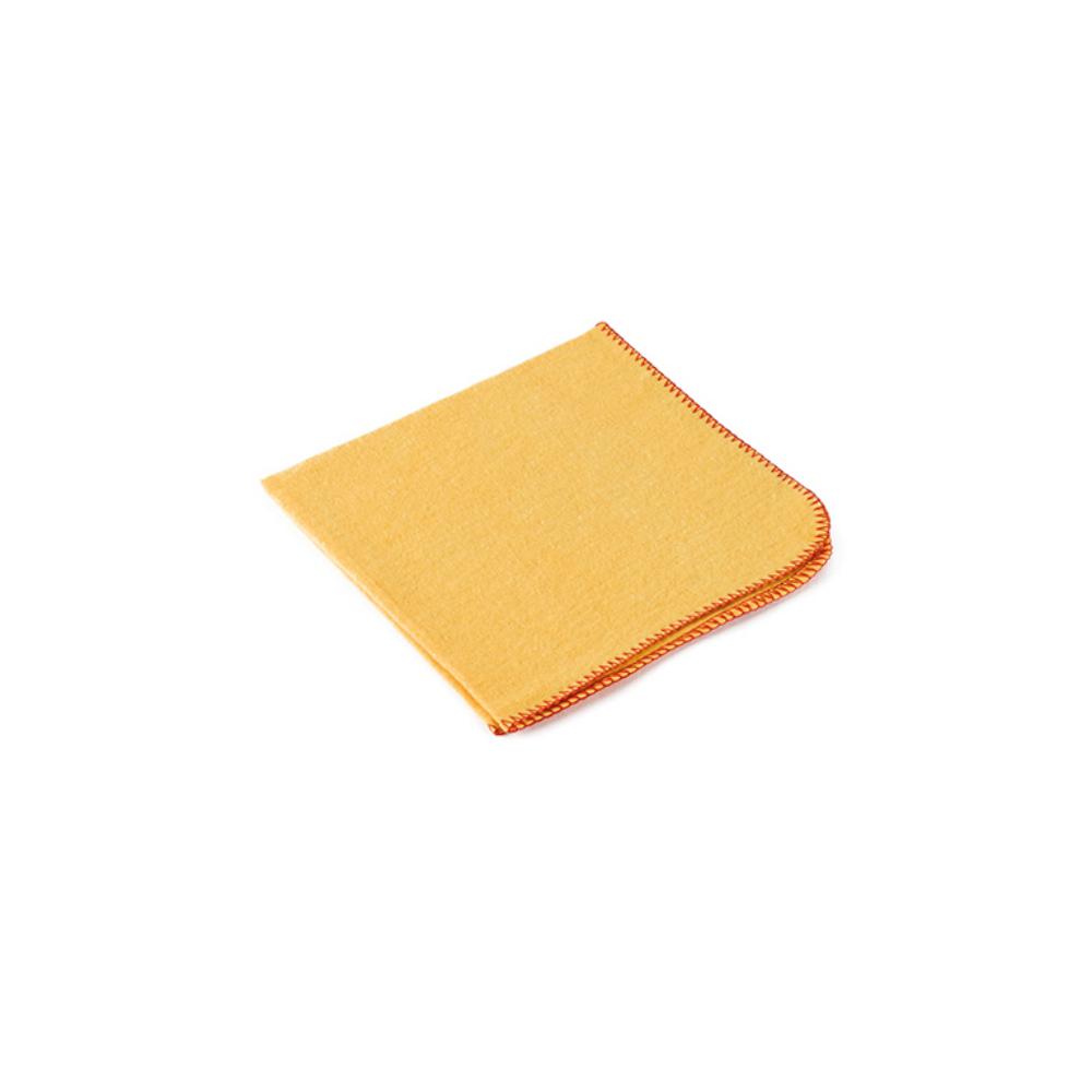 GAMUZA AMAR.POLVO 40X40 CM/12U