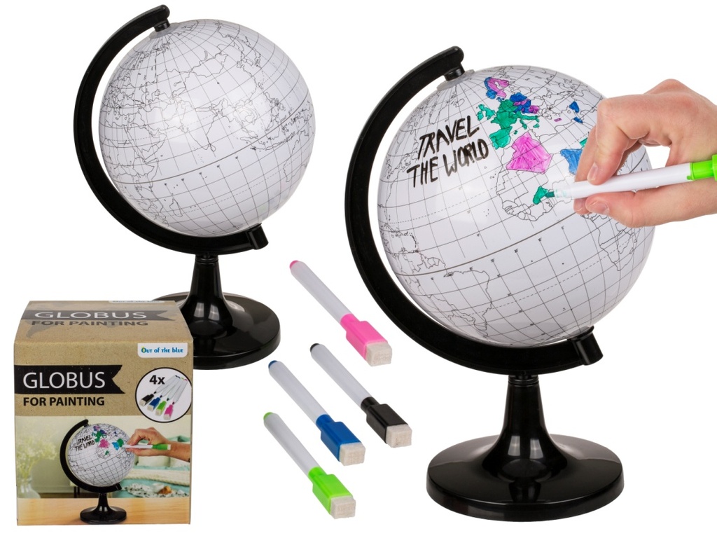 GLOBO PARA PINTAR 4 LAP.INCLUI