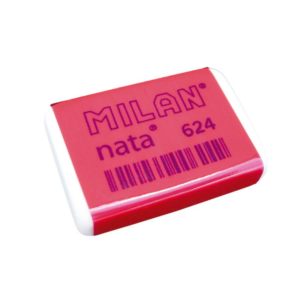 GOMA DE BORRAR MILAN NATA 624 BLANCO