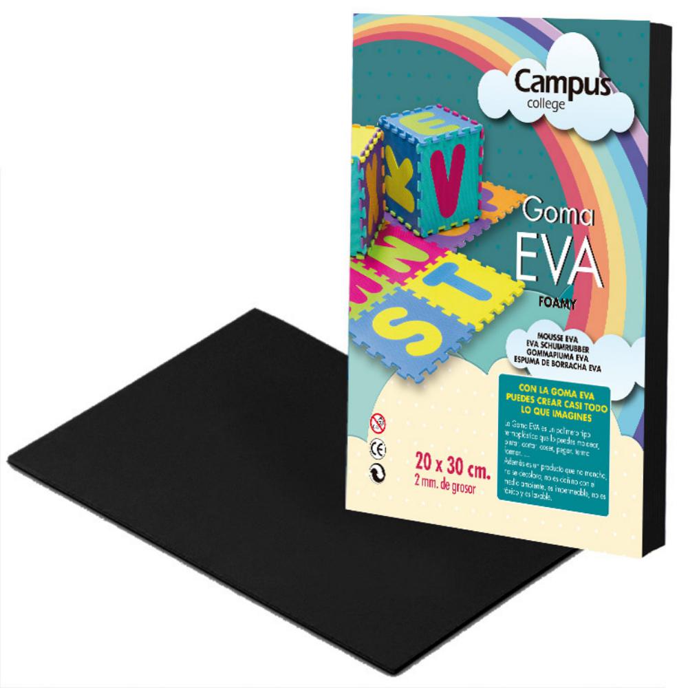 GOMA EVA CAMPUS A4 NEGRO