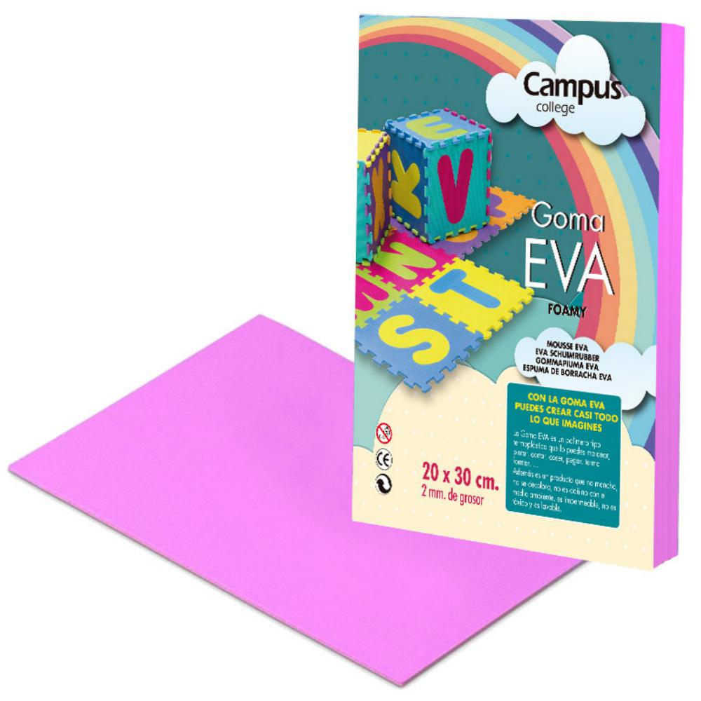GOMA EVA CAMPUS A4 ROSA