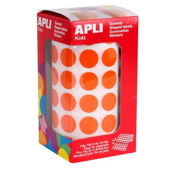 GOMETS REDONDO 15 NARANJA 11483