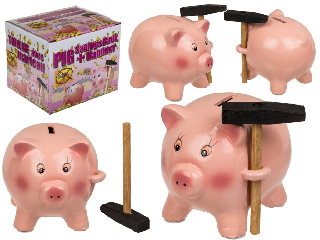 HUCHA CERDO MARTILLO 78/4021