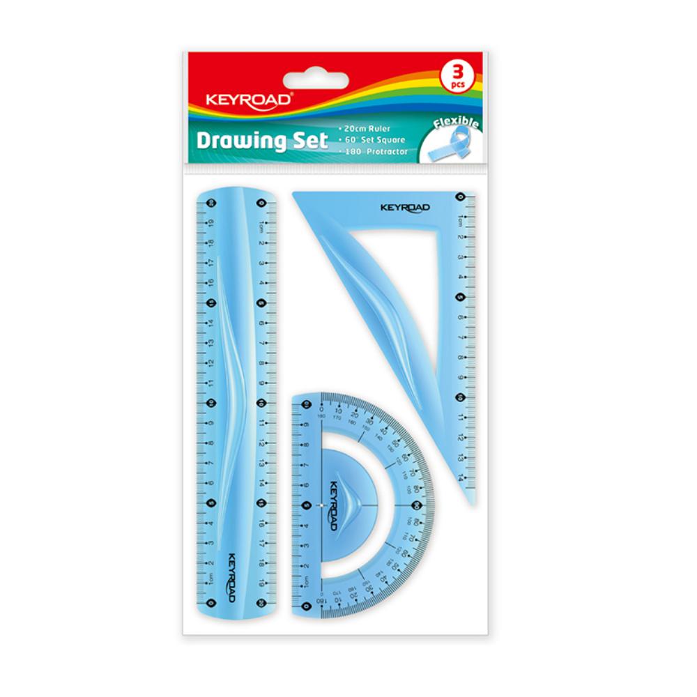 JGO.REGLAS KEYR.20CM FLEX.3PCS