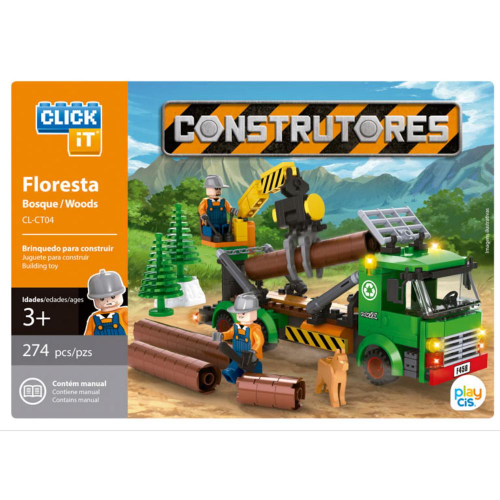 JUEGO BLOQUES CLICK-IT BOSQUE