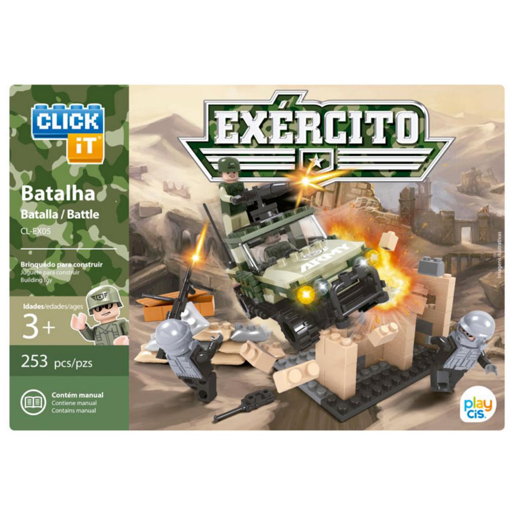 JUEGO BLOQUES CLICK-IT EJERCIT