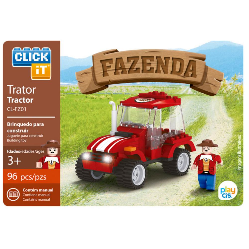 JUEGO BLOQUES CLICK-IT TRACTOR