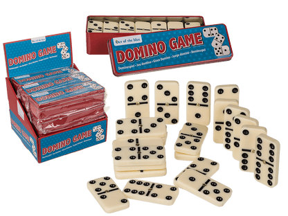 JUEGO DOMINO 28 FICHAS LATA METAL REF: 79/3883