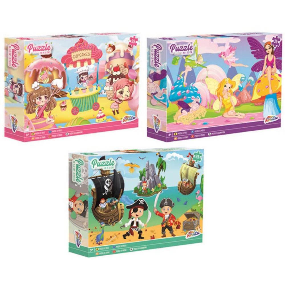 JUEGO EDUC.35p PUZZLE 3SURT