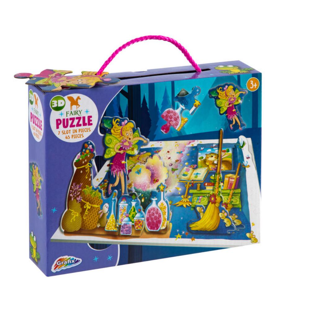 JUEGO EDUC.45p PUZZLE 3D FAIRY