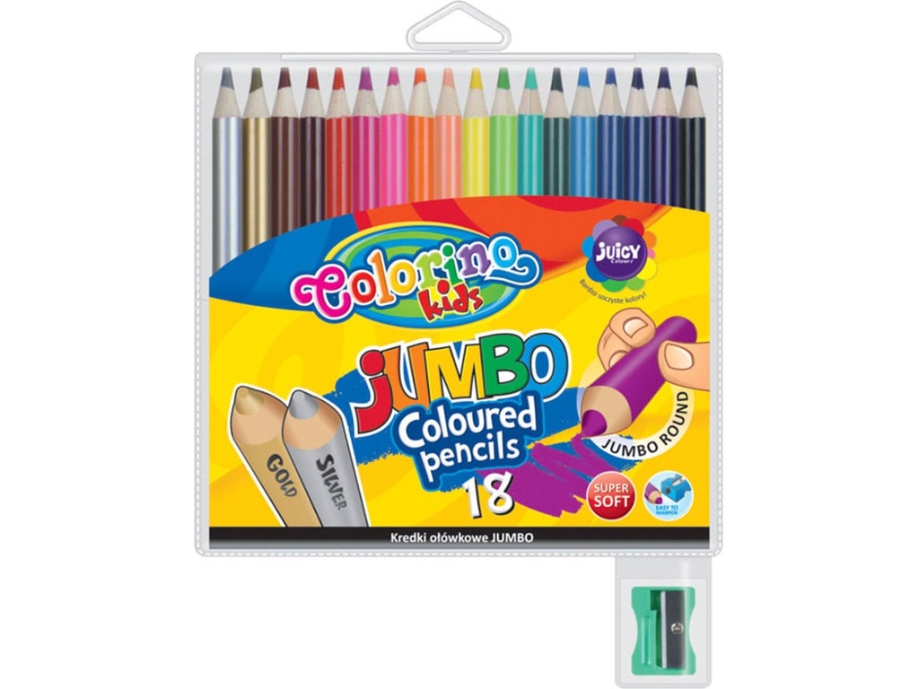 LAPICES JUMBO COLORINO 18COL 33114PTR